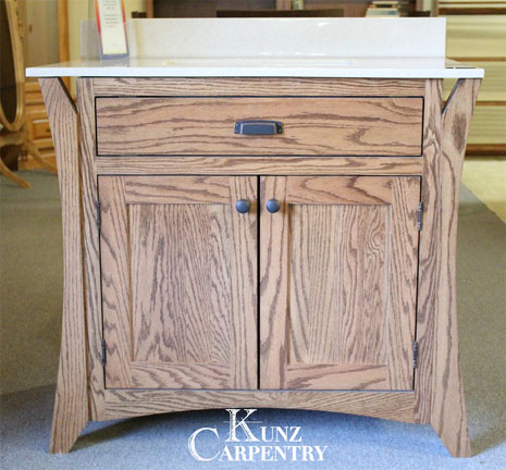 Oak Vanity 3