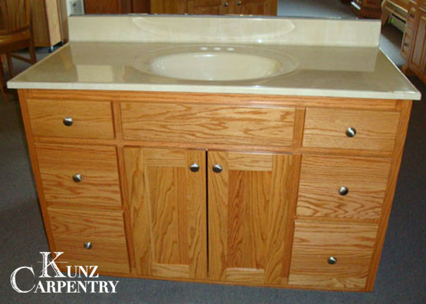 Oak Vanity 4