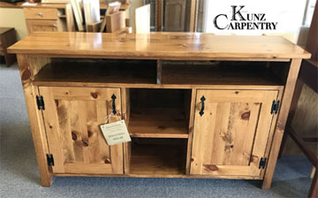 Rustic Pine TV Stand