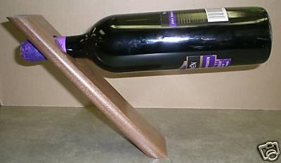 Walnut Wine Bottle Holder 2