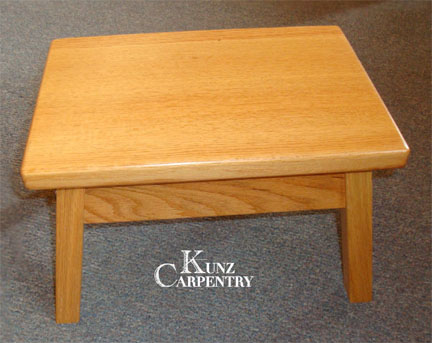 K40 - 9-1/2" x 12-3/4" Solid Wood Bench