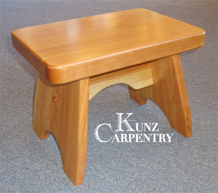 K42 - Solid Cherry Step Stool