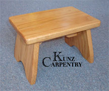K4 Solid Oak Wood Step Stool