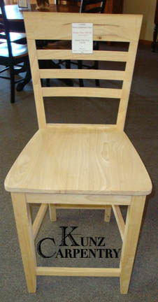 24" Roma Ladderback Stool
