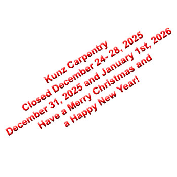 Closed December 24 - 28, 31 & January 1