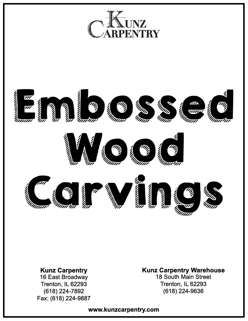 Embossed Wood Carvings - Front Page