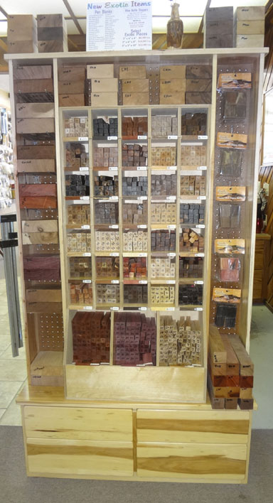 Exotic Wood Display