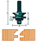 Reversible Stile & Rail Roman Ogee -- Shear Cut