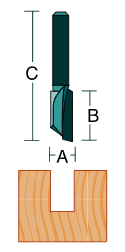 Single Fluted Straight