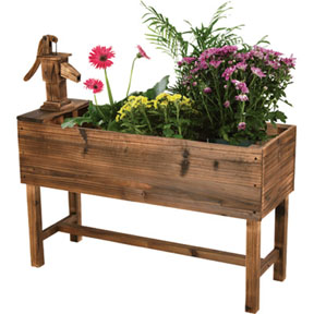 Rustic Horse Trough Planter